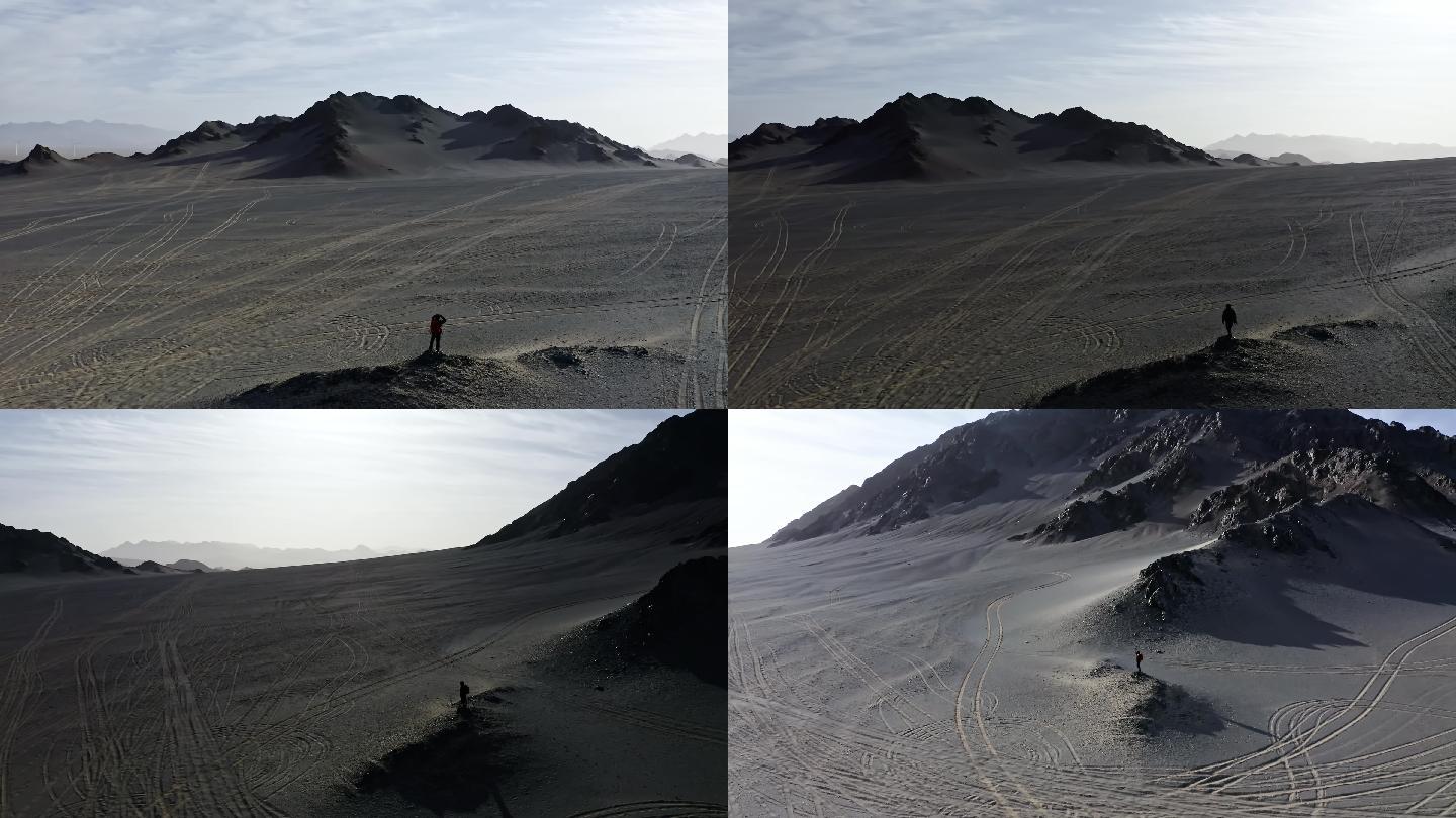 青海冷湖黑独山航拍4K，最像月球的地方