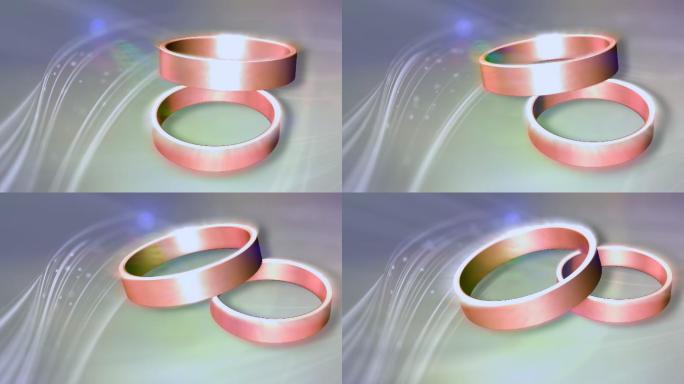 订婚戒指三维动画展示