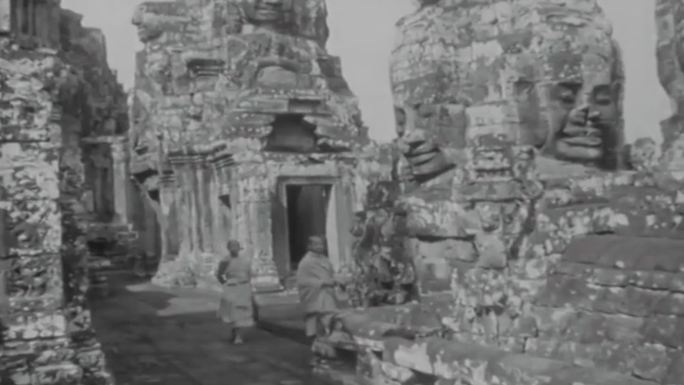 60年代柬埔寨吴哥窟古迹