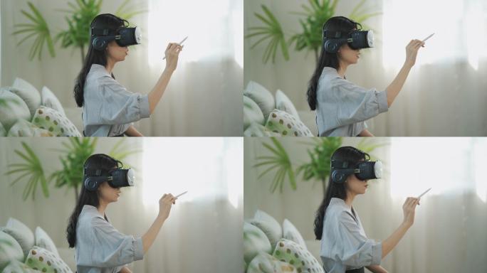 使用虚拟现实VR眼镜沉浸式体验身临其境