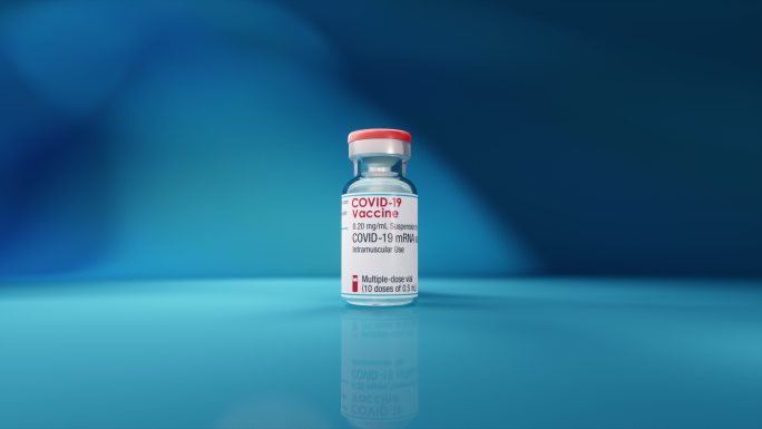 冠状病毒疫苗瓶动画
