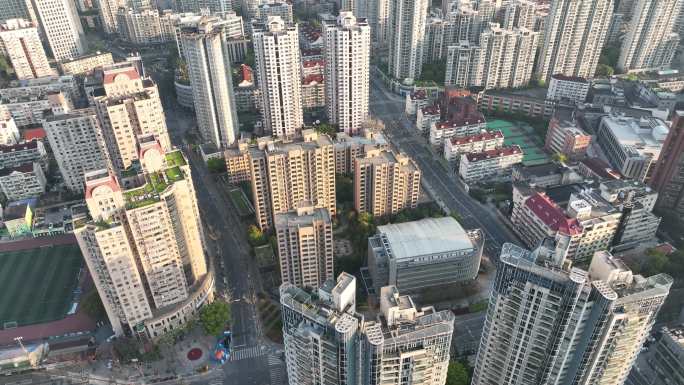 4K原素材-2022年上海疫情浦上海空城