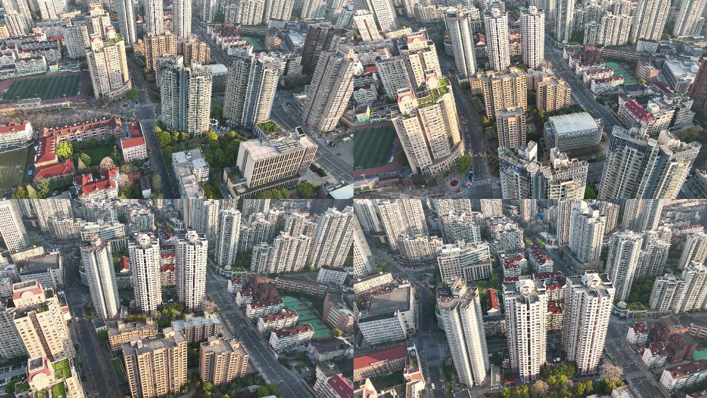 4K原素材-2022年上海疫情浦上海空城