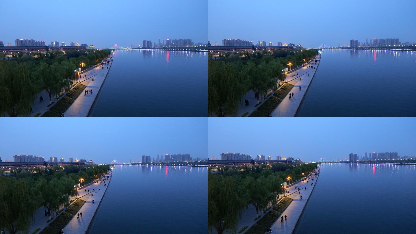 咸阳湖夜景