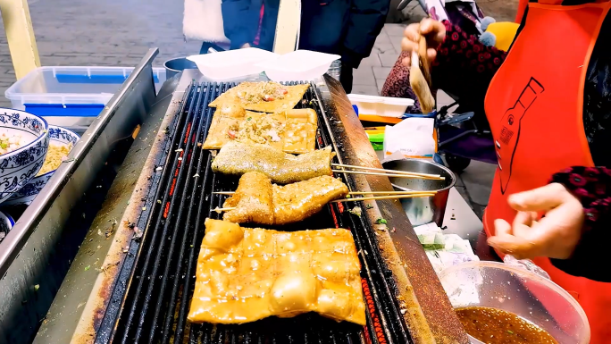 成都小吃成都美食街头烧烤传统百姓美食合集