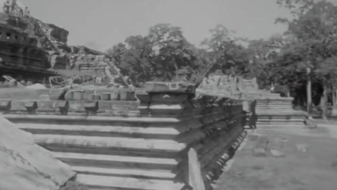 70年代东南亚吴哥窟古迹