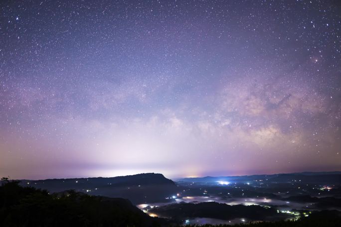 四川泸州纳溪区星空延时