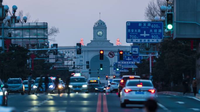 长春火车站延时4k