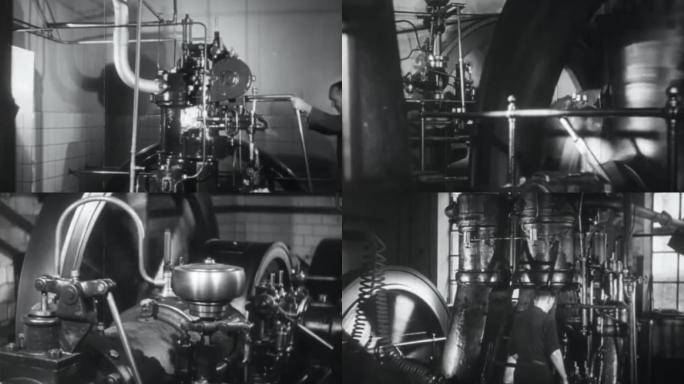 上世纪初30年代发电机柴油发电机