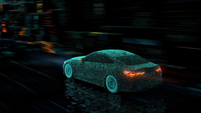 3D汽车模型特效视频