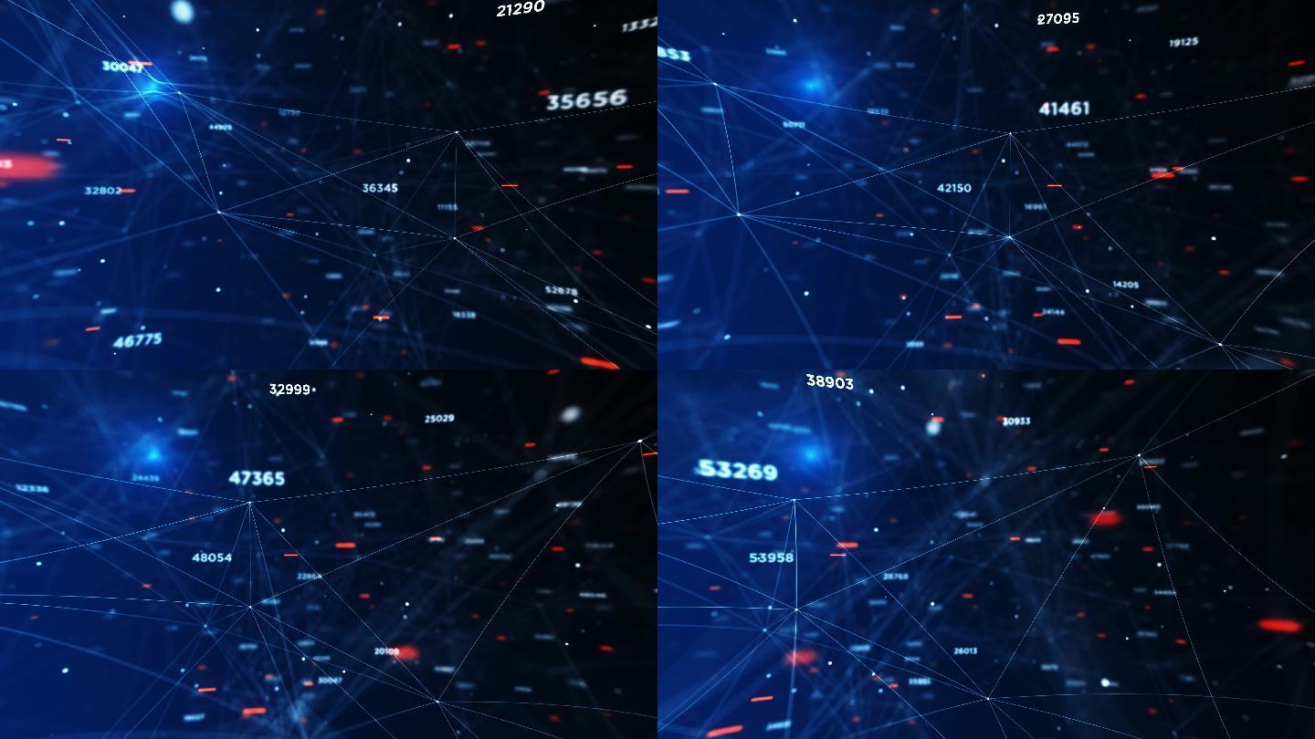 4K技术网络背景数字化信息化数据物联网大