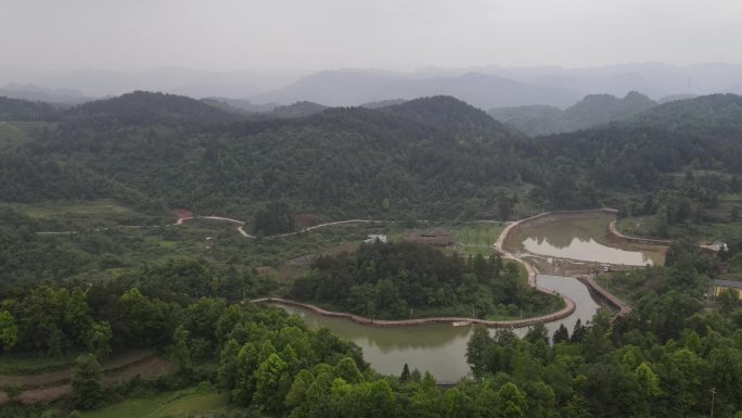 乡村景色贵州修文