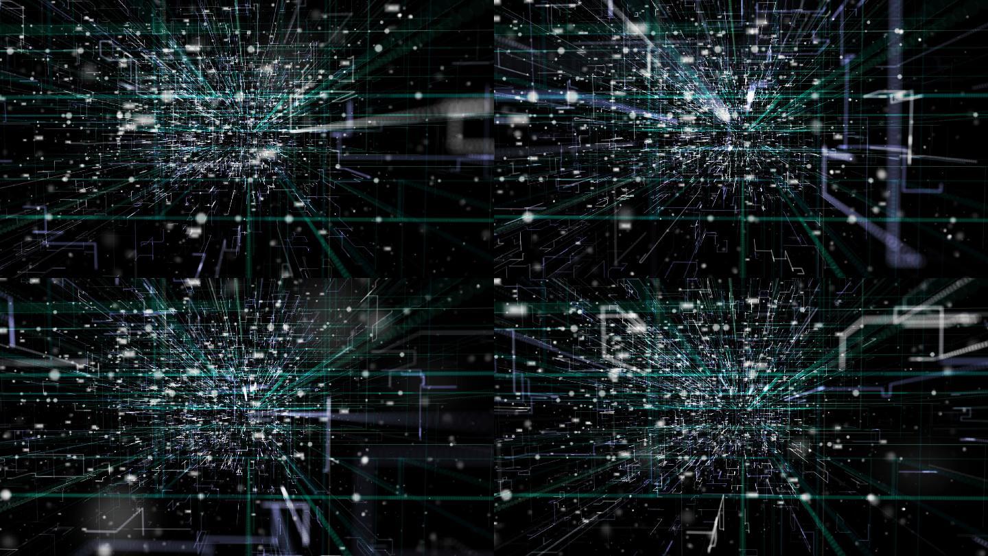 抽象背景时空空间穿梭线条网络互联网