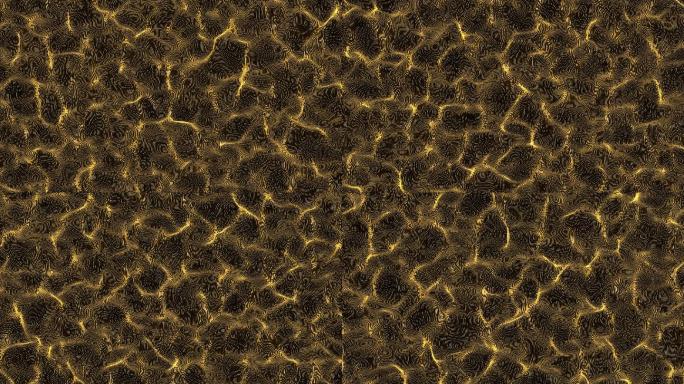 抽象金色水面波流背景