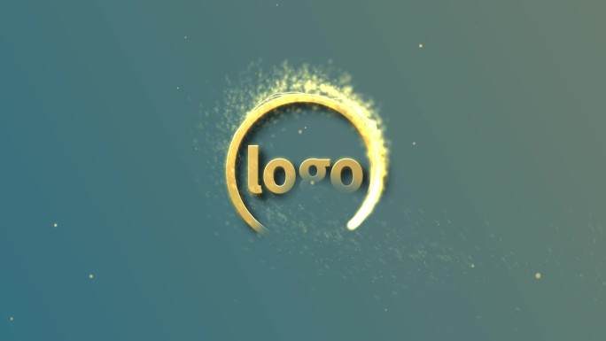 光环粒子logo落版