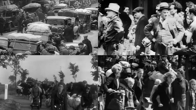 40年代二战中的难民