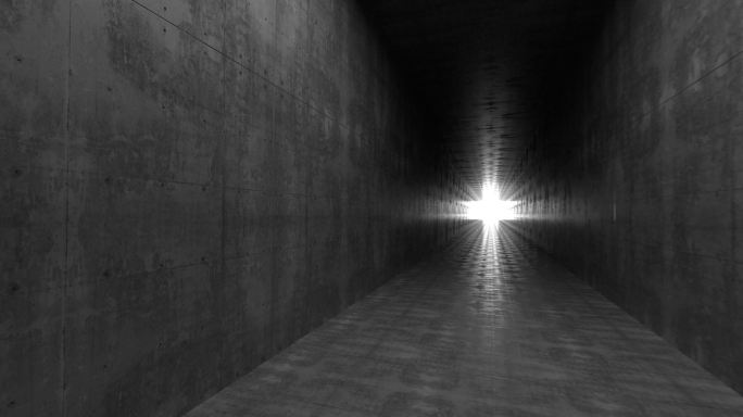 隧道尽头的光时间穿梭奔向光明转场变白第一