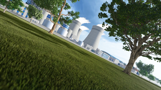 4K清洁能源核电站核能发电合集