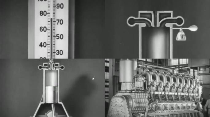 40年代柴油发动机引擎