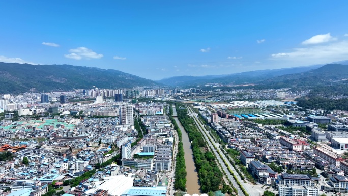 【18元】临沧市区航拍临沧临翔区