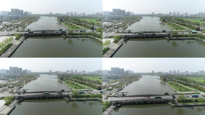 荆州航拍护城河