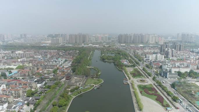 荆州护城河古城