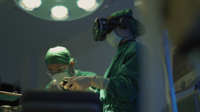 手术室无影灯虚拟现实VR