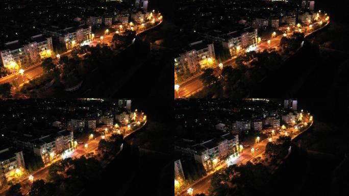 航拍犍为县城夜景10（4K）