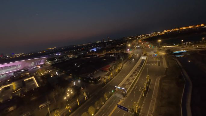 扬州东站夜景实拍