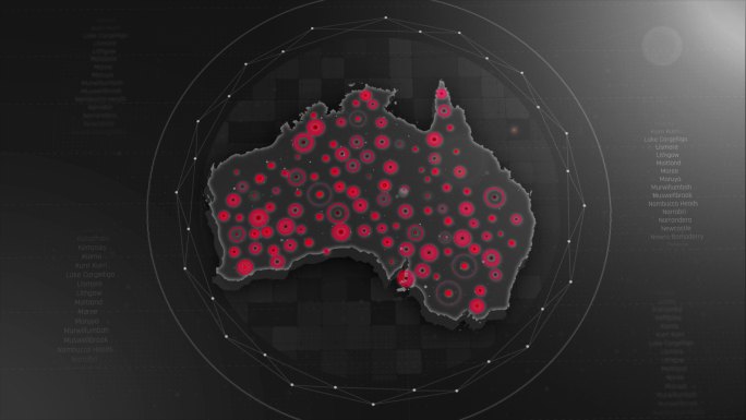 澳大利亚地图中国地图科技区位全国全球辐射