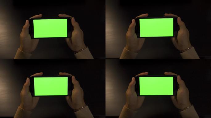 使用绿屏智能手机绿幕抠图抠像玩游戏追剧绿
