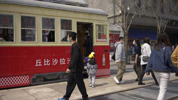 4K前门大街铛铛车