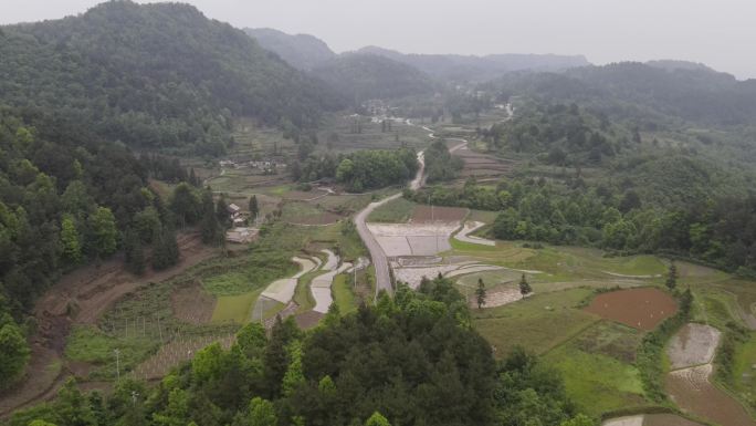 乡村景色贵州修文