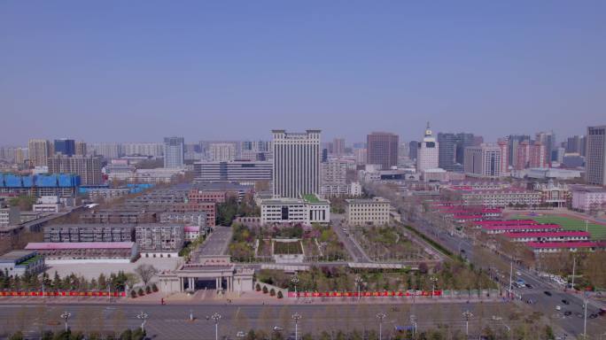 河北省委办公大楼人民广场