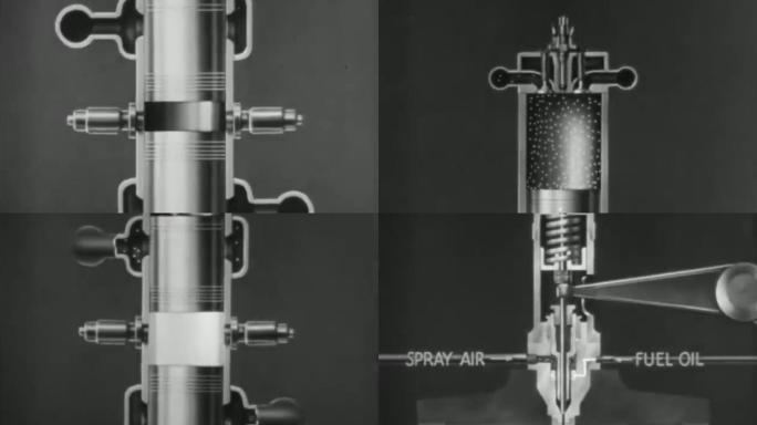 40年代柴油发动机引擎工作原理