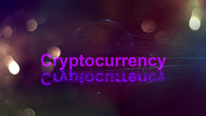 数字加密货币动画Cryptocurren