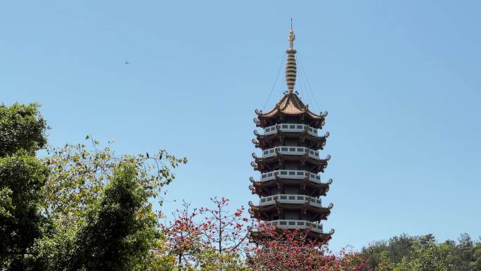 4k 塔 中国传统建筑 宝塔 古代 文化