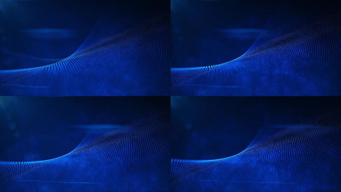 抽象蓝色背景特效动画合成元素光效