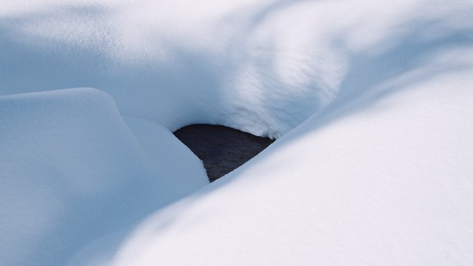 融化了厚厚的积雪。