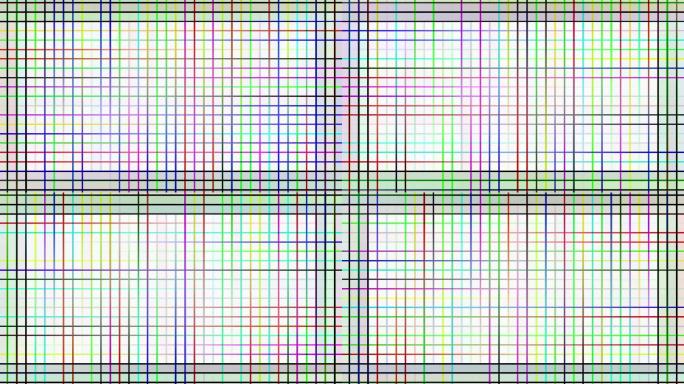 随机多色线背景网格频闪彩色格子线动态方块