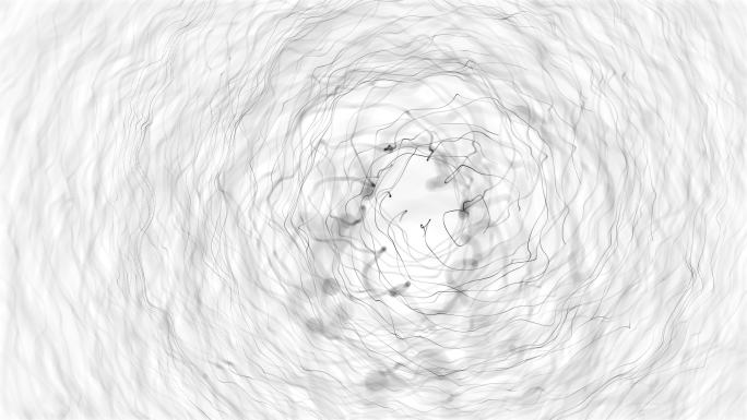 抽象背景白色精子波纹波浪4K素材