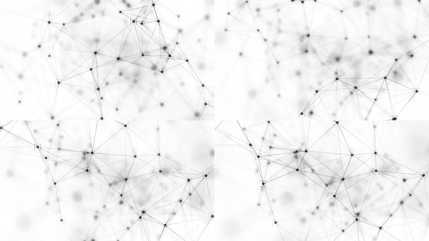 多边形神经丛背景互联网科技连线简约简洁