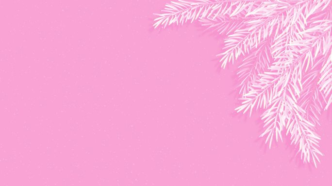 棕榈松树新年和圣诞树贺卡动画背景
