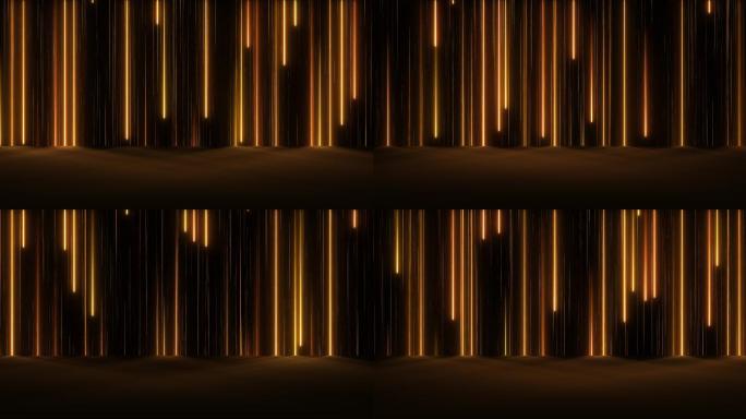 落线抽象背景粒子光线背景金色背景舞台演出