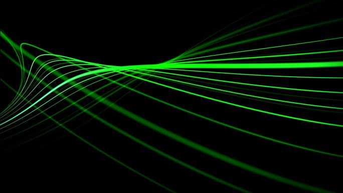 深绿色线条背景科技数据传输