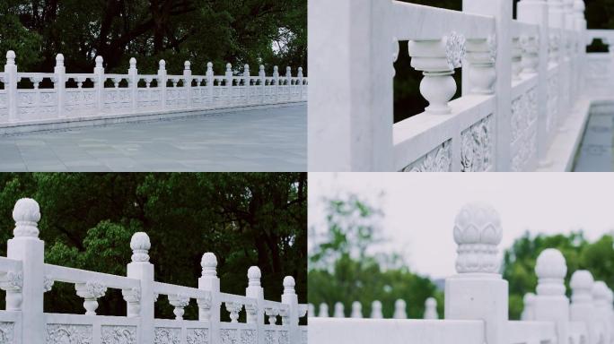 汉白玉围栏大疆如影4D拍摄4K