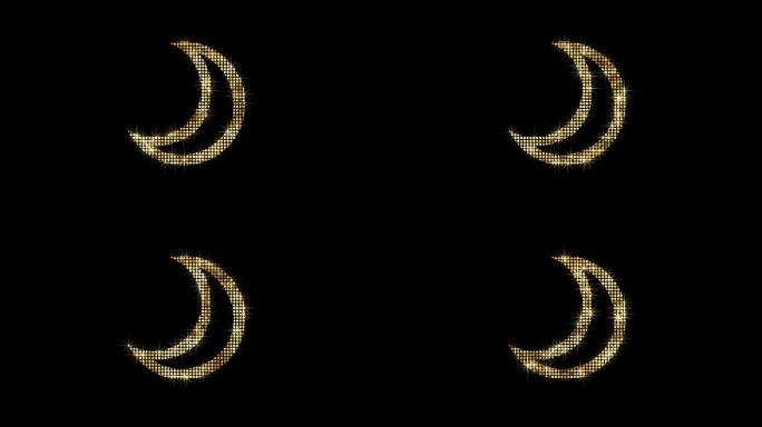 金色星光月亮循环3