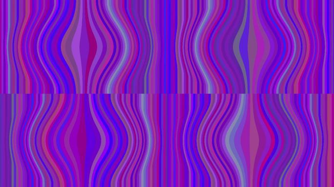 扭曲的紫色和蓝色线条背景