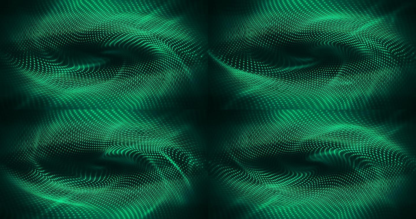 抽象波浪背景网格袋子数字化扫描空间