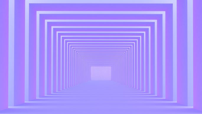 抽象走廊动画立体空间穿梭转场